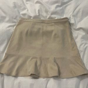 Cream skirt